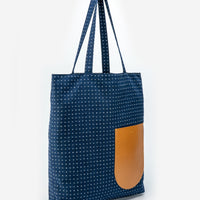 SUSTAINABLE LARGE POLKA-DOTS TOTE